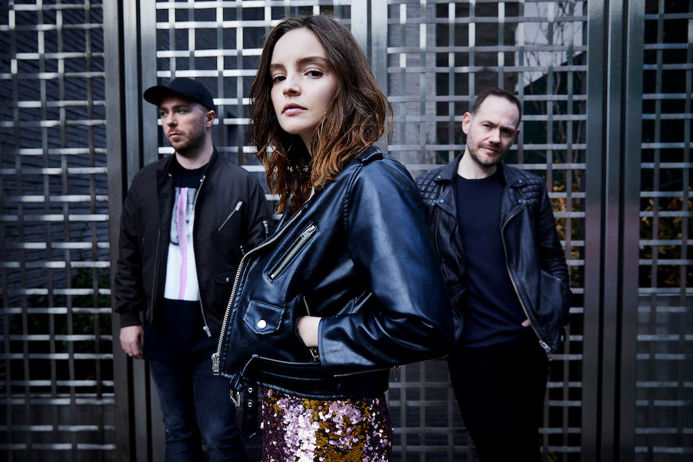 Die Band Chvrches mit Leadsängerin Lauren Mayberry