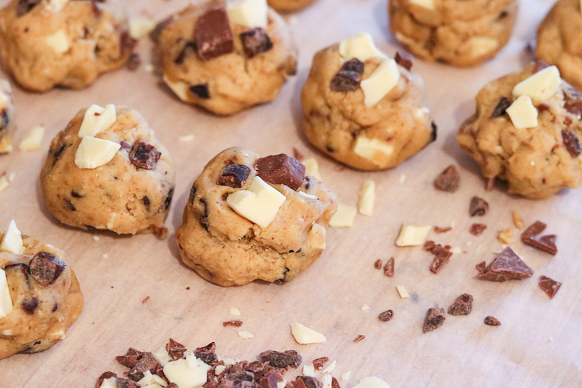 Ein einfaches und sehr leckeres Rezept für American Cookies oder auch Schokokekse.