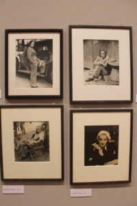Bilder von Marlene Dietrich in der Ausstellung in Paris