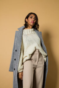 Ganzkörperbild der Influencerin Strom Wespahl