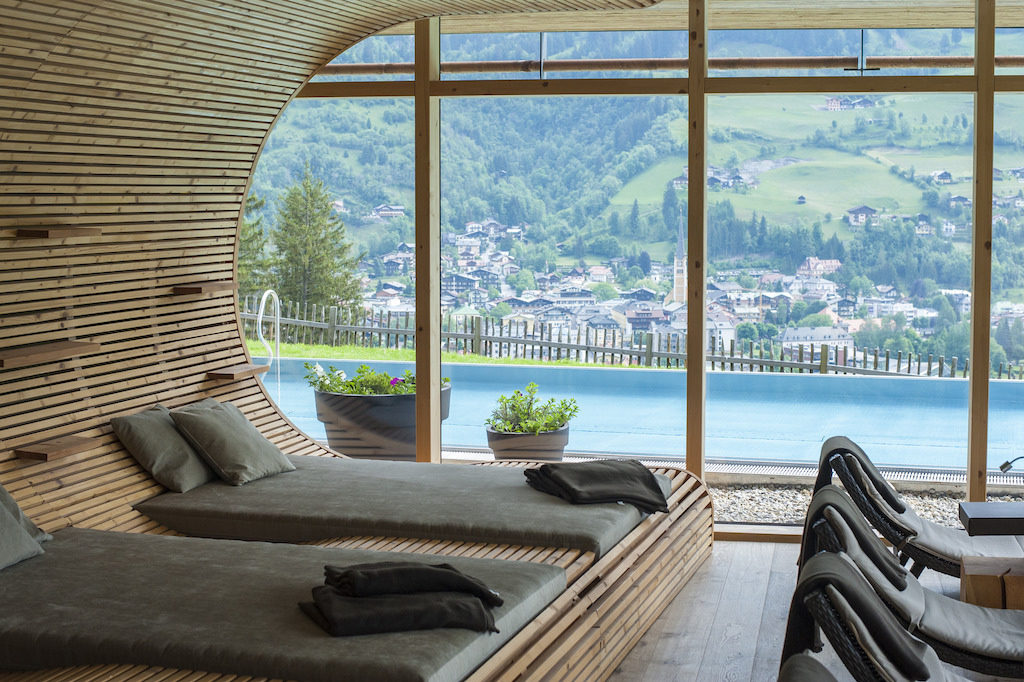 Hotel Das Goldberg in Bad Hofgastein in Österreich, Wellnessbereich