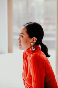 Tanya Ernst am Arbeitsplatz ihrer Agentur They Said