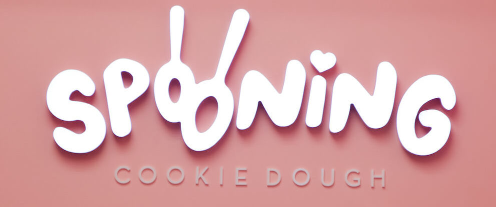Spooning Cookie Dough Logo