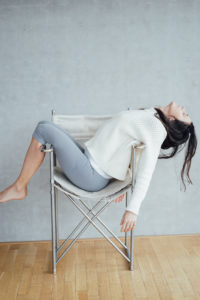 Yogatrainerin Michaela Aue