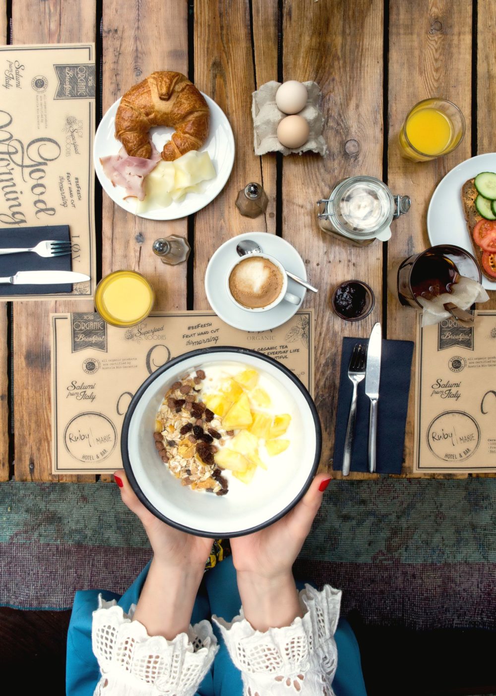 Fruehstueck mit Muesli im Ruby Coco Hotel