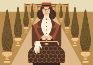 Die Illustration The Guardian Angel von Owen Davey für IC Berlin.