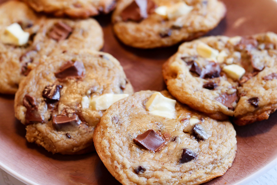 Ein einfaches und sehr leckeres Rezept für American Cookies oder auch Schokokekse.