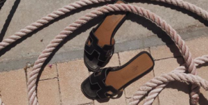 Sandale Sommerschuh von Hermes Oran