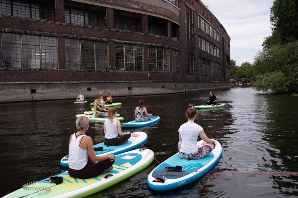 lululemon Sweatlife Fesival Paddle Yoga