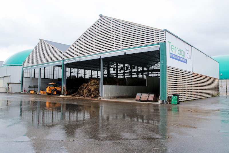 Die Biogasanlage in Évian les Bains.