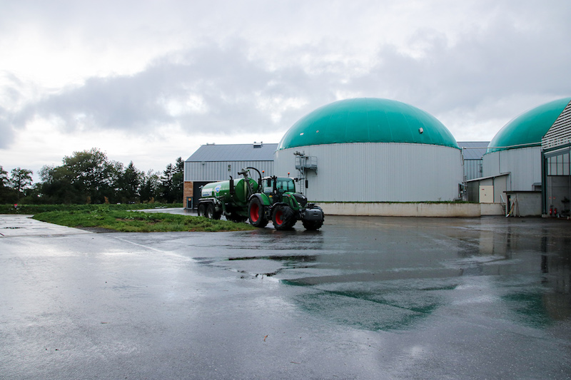 Die Biogasanlage in Évian les Bains.