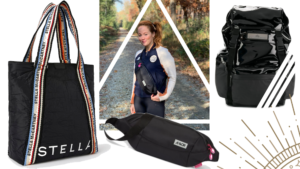 Recycelte Taschen von adidas, Stella McCartney, Aevor und Telekom.
