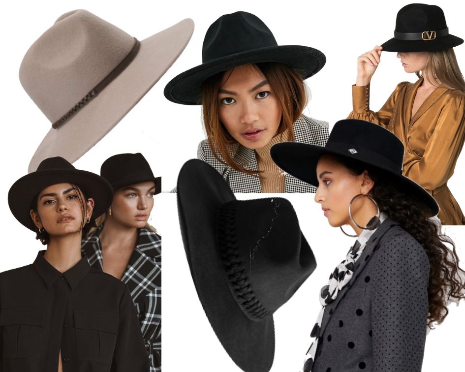 Herbsttrend 2019 Hut Fedora Collage