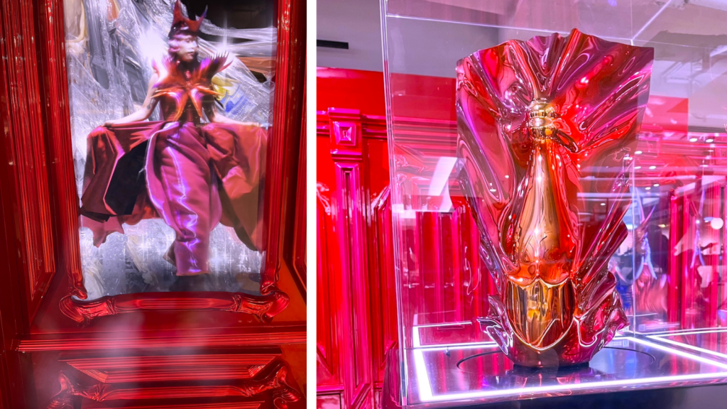 Insights zur Pop-up-Installation „Enter The Queendom“ von Dom Pérignon und Lady Gaga im KaDeWe Berlin angesehen