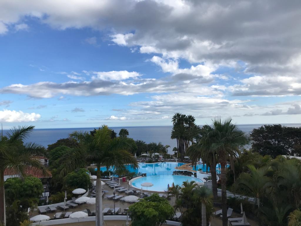 Hotel Jardin Tecina Ausblick Pool