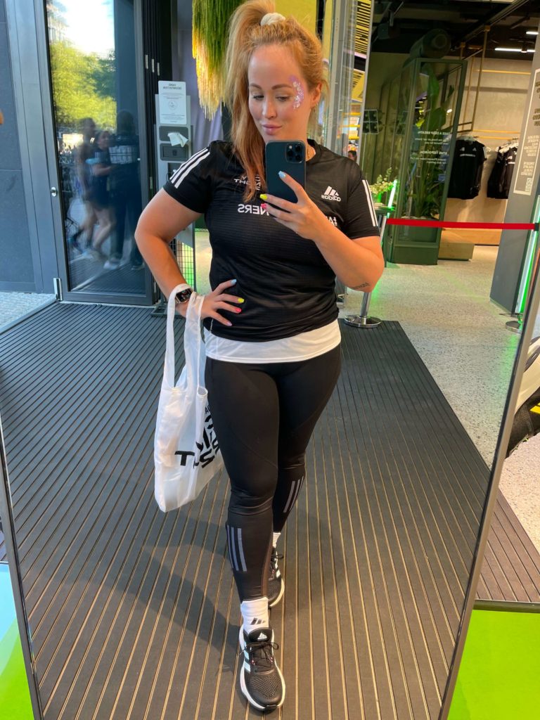 Jen bei der adidas city Night 2022
