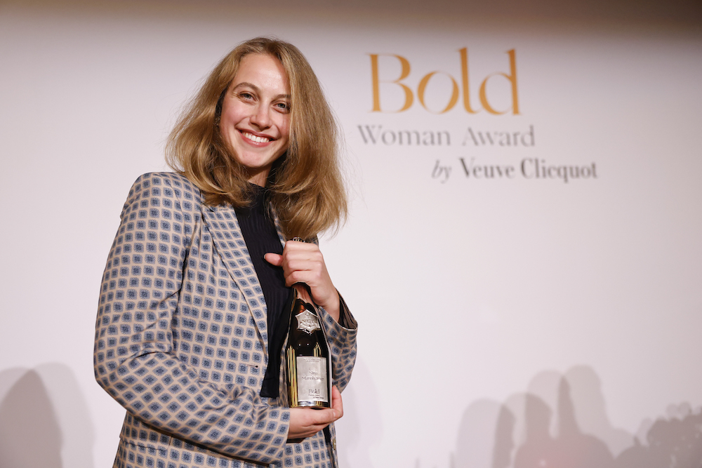 Nina Mannheimer during the Veuve Clicquot Bold Woman Award 2022 on October 4, 2022 in Berlin,
