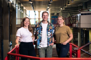Das codary Gründerteam mit Antonia Schein, Amanda Maiwald und Nikolaj Bewer