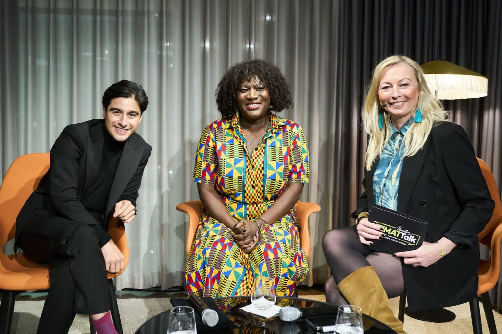 „HEIMAT“-Talk im DRIVE. Volkswagen Group Forum mit Thelma Buabeng, Atrin Madani und Ilka Peemöller