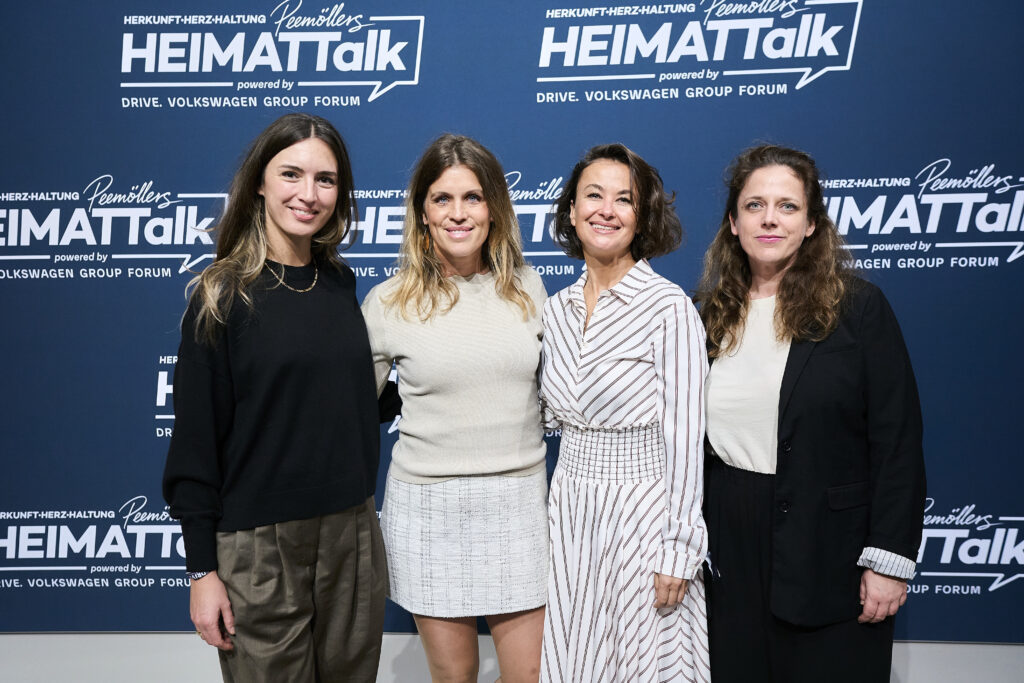 „HEIMAT“-Talk im DRIVE. Volkswagen Group Forum mit Thelma Buabeng, Atrin Madani und Ilka Peemöller